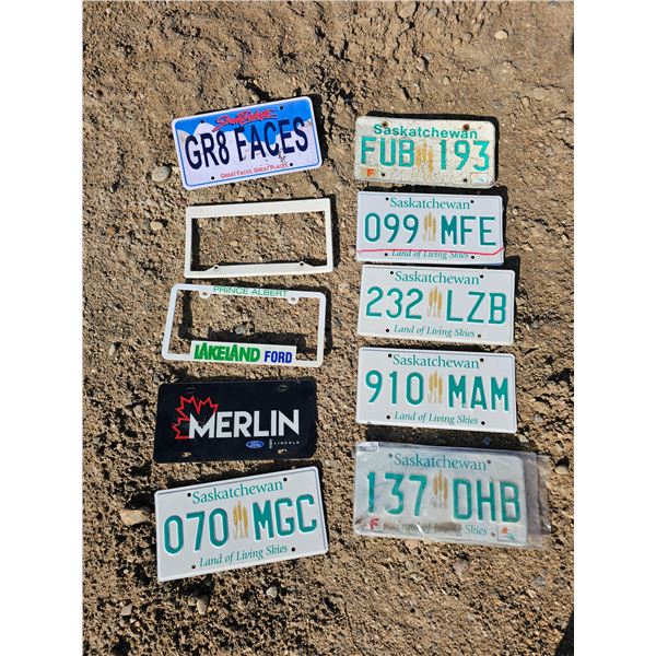 South Dakota/Saskatchewan Plates
