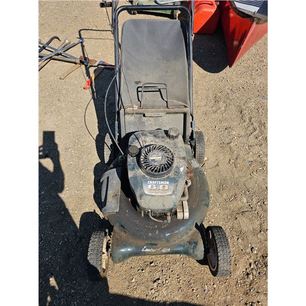 Limited Edition Craftsman 6.0HP Gas Lawnmower w/ Bag - Good Compression