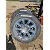 Image 2 : Set of 4 Chrysler Rims & Tires - 225/60R18s (Winter Tires)