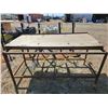 Image 1 : Steel Work Table 82x33x36"