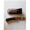Image 2 : KHYBER Stainless 2603 Japan Fold Out Knife w/Leather Case
