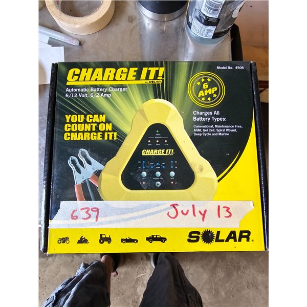 Charge It Battery Charger- Untested