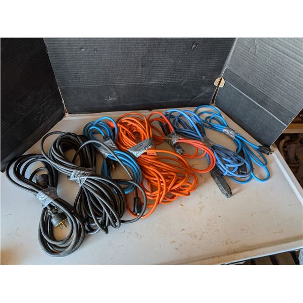 Lot of Extension Cords (Not Tested)