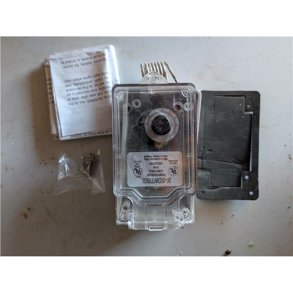 K-KONTROL Temp Controls for Industry 65RAAE E201720 NEC SU7 Approved