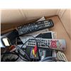 Image 4 : Box w/ Cable Boxes, remotes, HDMI Cords, and etc.