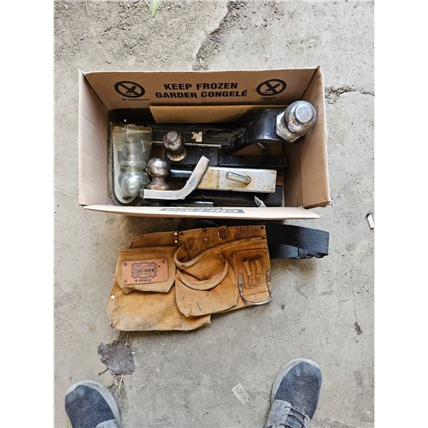 Box of Hitch Receivers/Tool Belt