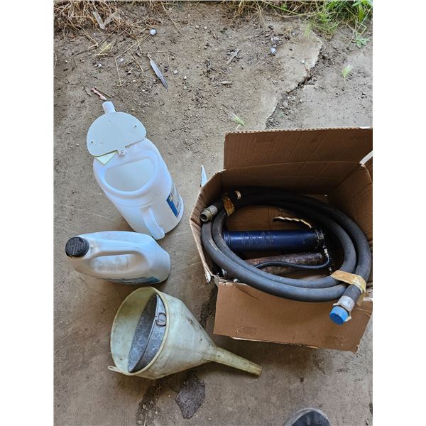 Hydraulic Hose/Oil Flask/Coolant/Grease Guns,Funnels
