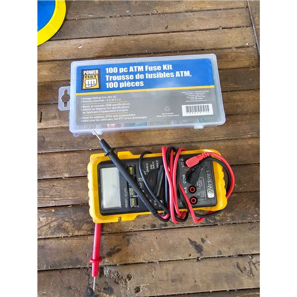 Voltmeter Tester- Untested/100pc ATM Fuse Kit