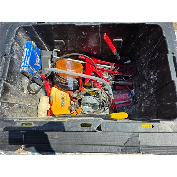 Tub of misc tools