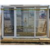 Image 1 : 8'7"x5'11.5" Triple Window Assembly w/ Blinds 43.5" & 29"
