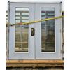 Image 1 : 6'4"x6'10.5" Double Door Assembly w/ Blinds 37"