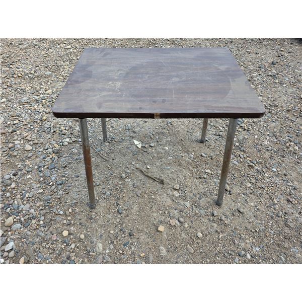 Small wood table- 24" by 18" by 22"H
