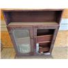 Image 1 : Wooden cabinet with missing glass in door- 34" by 5" by 43"H
