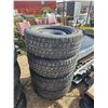 Image 1 : 20" 5 Bolt Steel Rims & 275/55R20 Winter Studded Tires