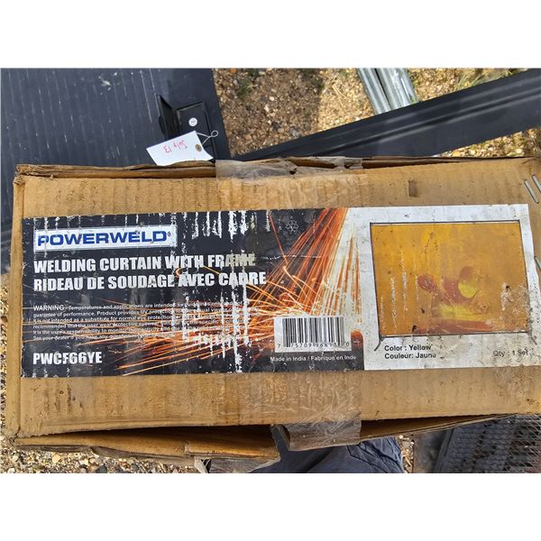 Welding Curtain w/ Frame (NEW)
