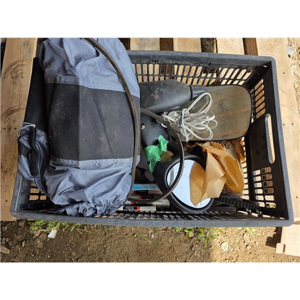 Crate of automotive parts