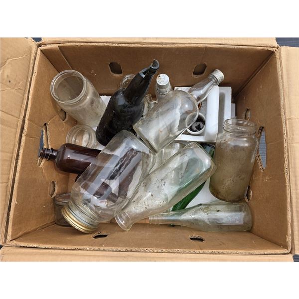 Box of no name bottles