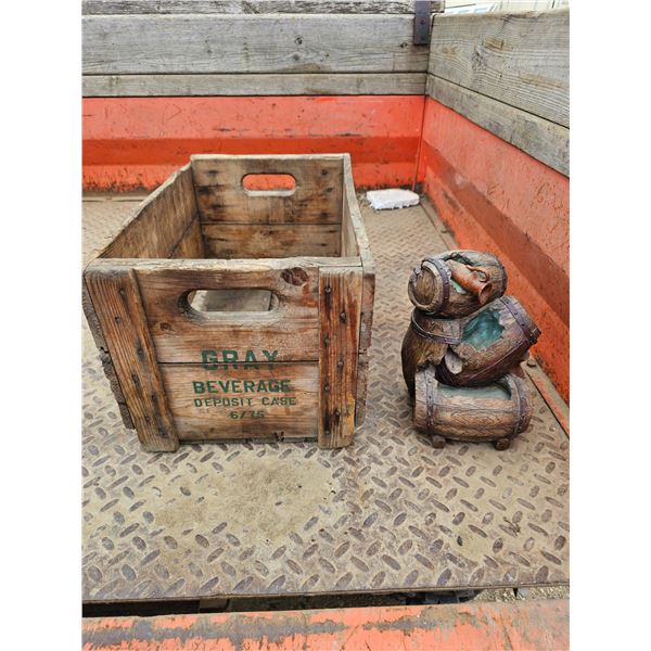 Gray Beverage Deposit Case 6/75 & Fountain- Untested