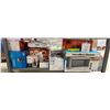 Image 1 : Shelf - Assorted Items - Includes Shop Vacs, Microwaves, Air Fryer, Blenders, Google Pixel Stand, Et