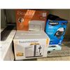 Image 2 : Shelf - Assorted Items - Includes Shop Vac, Coffee Maker, Toaster, Fans, Universal Remote, Etc.
