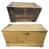 Image 1 : Two Antique Wooden Storage Chests