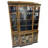 Image 1 : Tall Chinoiserie Black-Lacquer Cabinet