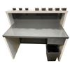 Image 2 : Gray Reception Desk with Drawer & Office Chair