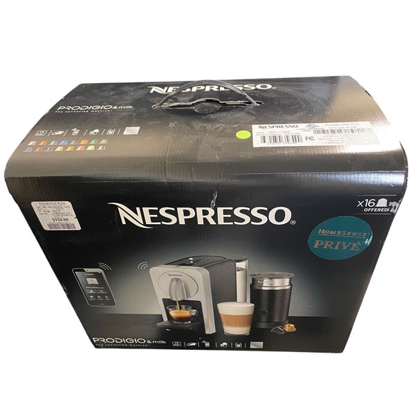 Nespresso Prodigio & Milk Espresso Machine - Model D75