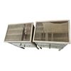 Image 2 : Pair of Mirrored Two-Drawer Bedside Tables