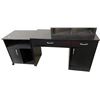 Image 1 : Group of 2 Black Storage Computer Desk