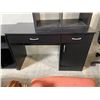 Image 2 : Group of 2 Black Storage Computer Desk