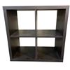 Image 2 : 4 Pcs Black Living-Room Table & Shelf Set