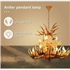 Image 1 : OPEN BOX - Antlers Chandelier 6 Lights, Retail Value $189.99 (As Is)