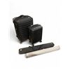 Image 1 : Group of 2 Black Rigid Suitcases & 2 Print Banners