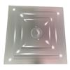 Image 2 : NEW in BOX - Set of Two 24 x 24 Square Cone Ceiling White Diffusers, Retail Price $239.99