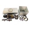 Image 1 : Collection of Fantasy Vintage Jewelry - includes Earrings, Bracelets, Broches & Heavy Marble Jewelry