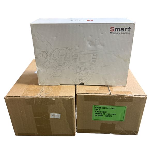 Group of 3 - 9″ & 10″Screens & Smart Navigation System