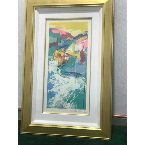 Down Hill Skier by LeRoy Neiman (1921-2012)
