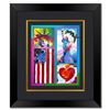 Image 1 : 2 Liberties, Flag and Heart by Peter Max