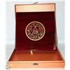 Image 2 : 24K GOLD PLT LUNAR CALENDAR COIN SET W BOX