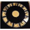 Image 4 : 24K GOLD PLT LUNAR CALENDAR COIN SET W BOX