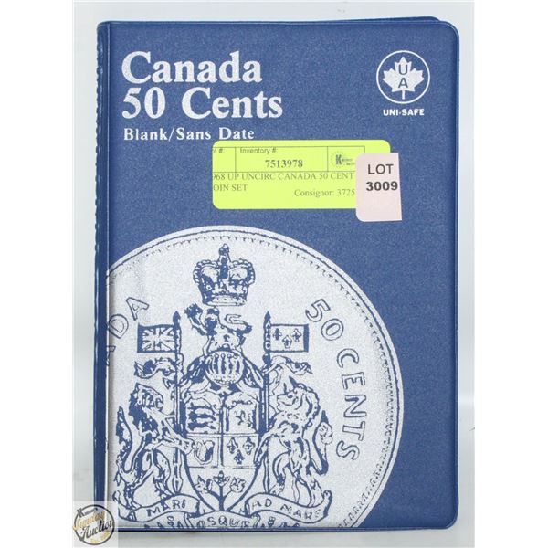 1968 UP UNCIRC CANADA 50 CENT COIN SET