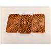 Image 2 : 3 SOLID COPPER BULLION 1OZ BARS