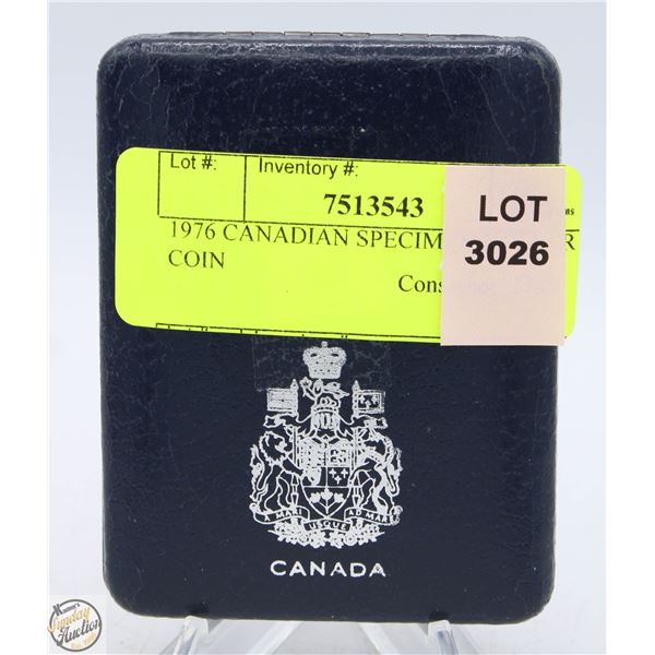 1976 CANADIAN SPECIMEN DOLLAR COIN