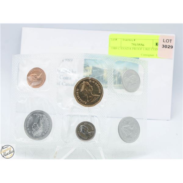 1989 CANADA PROOF LIKE COIN SET