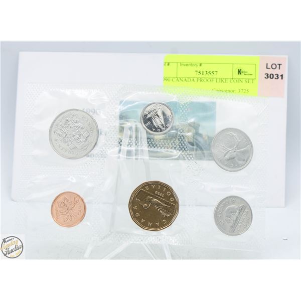 1990 CANADA PROOF LIKE COIN SET