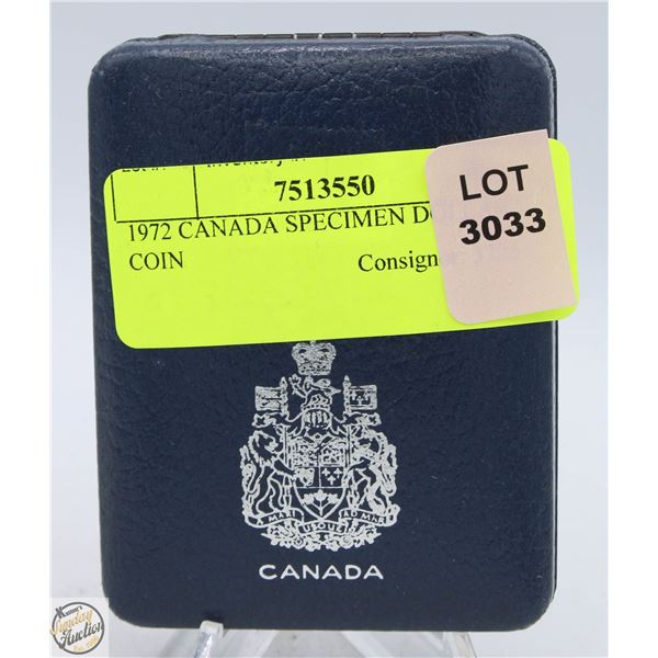 1972 CANADA SPECIMEN DOLLAR COIN