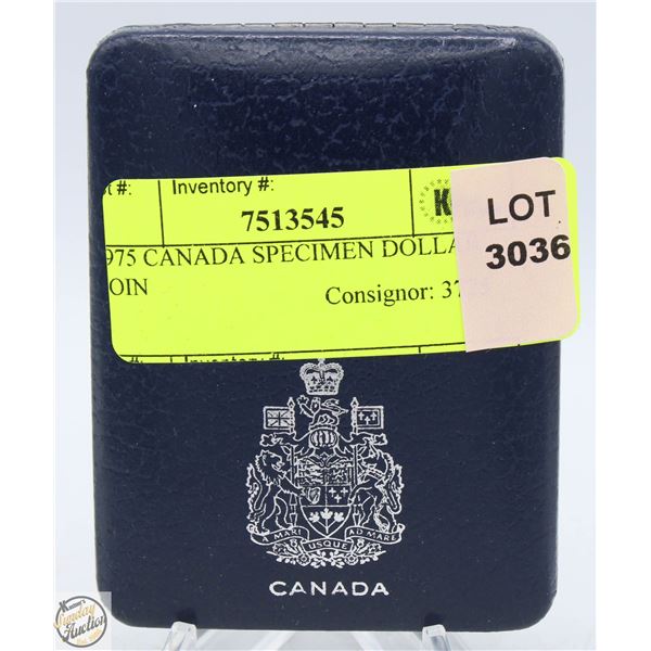 1975 CANADA SPECIMEN DOLLAR COIN