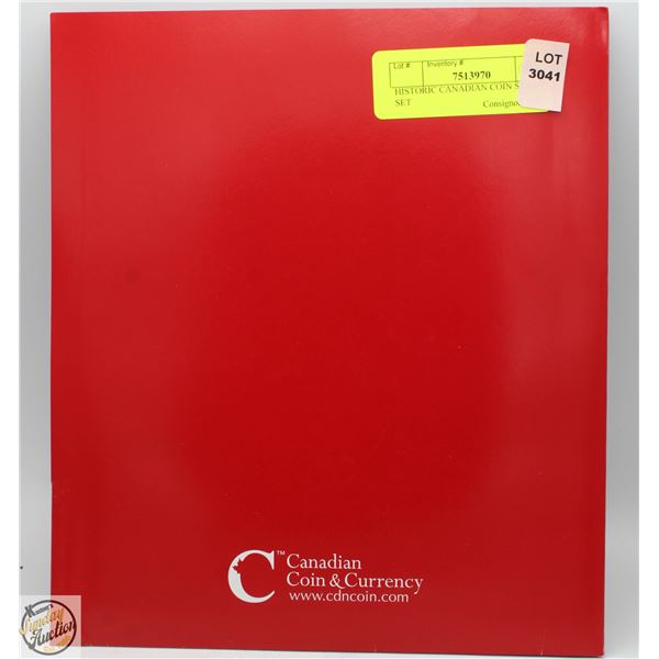 HISTORIC CANADIAN COIN STAMP SET