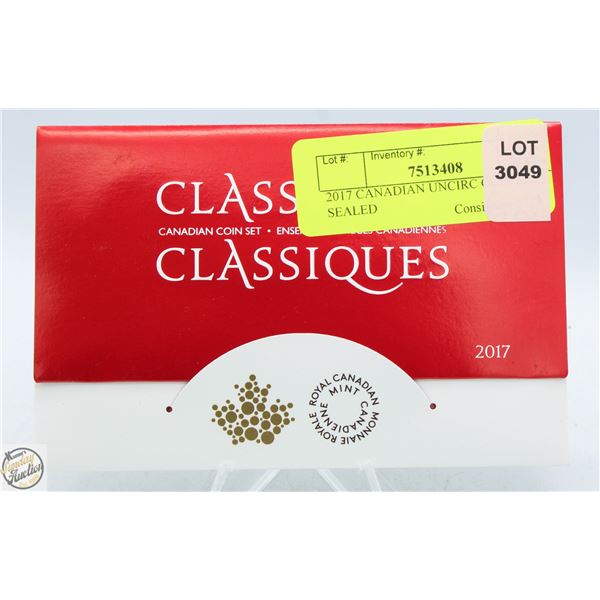 2017 CANADIAN UNCIRC COIN SET SEALED